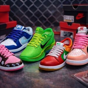 Mini Sneaker Replica Collectible Set (5 Pairs) | High-Detail Display Shoes NWOT